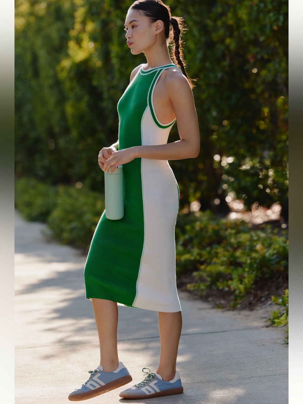 Anthropologie x Daily Practice Fitted Midi Knit Dress - Size S - BNWT